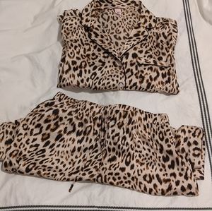 Victoria's Secret Leopard Satin PJ